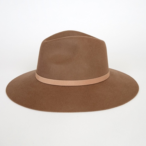 Lack of Color The Grove Fedora Hat Brown Wool w/ Suede Leather Band Sz Small - Picture 3 of 14